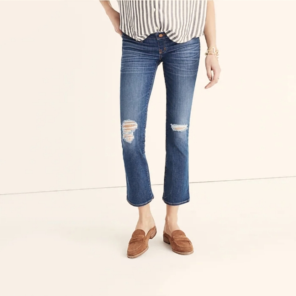 Madewell Maternity Cali Demi-Boot Jeans sz 30